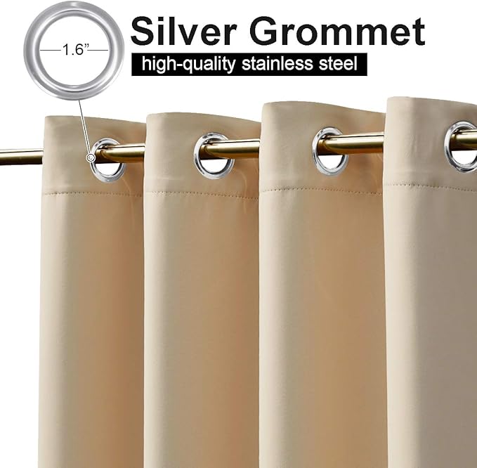 NICETOWN 2 Panels Outdoor Curtains - Image 3