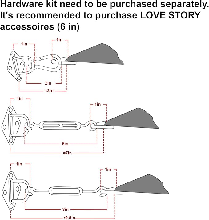 LOVE STORY 16' x 16' x 16' Triangle Silver Grey Sun Shade Sail Canopy UV Block - Image 3