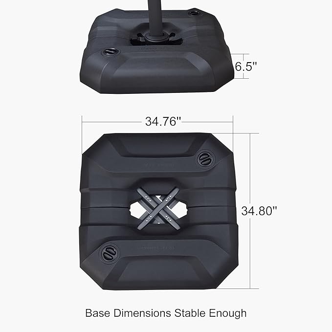 PURPLE LEAF 11 Feet Patio Umbrella - Image 9