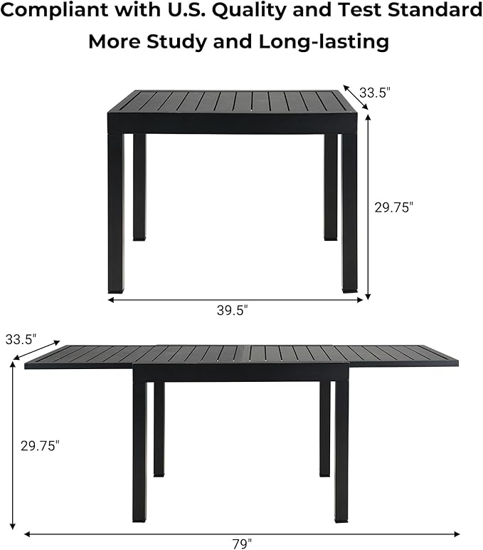 Grand patio 7-Piece Outdoor Dining Set - Image 6