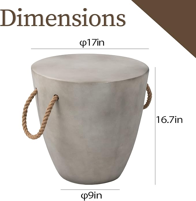 COSIEST Outdoor Shaped Side Table - Image 3