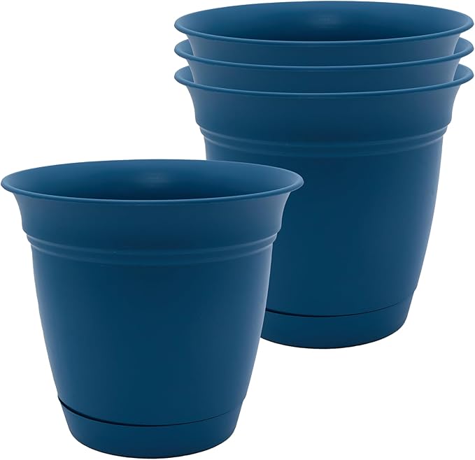 The HC Companies 6 Inch Eclipse Round Planter Pots by TheHCCompanies