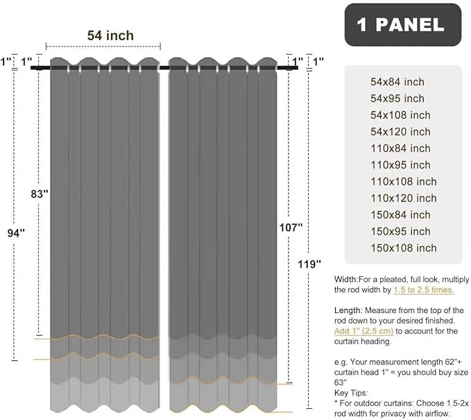 BONZER Waterproof Outdoor Curtains - Image 9