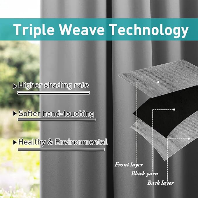 NICETOWN Outdoor Curtain Waterproof - Image 4