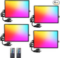 Onforu LED Flood Light Outdoor 250W Equivalent, 25W Color Changing RGBW by Onforu