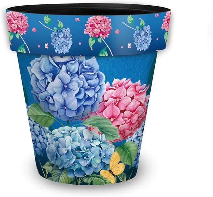 Briarwood Lane Colorful Hydrangeas Medium Planter - Image 4