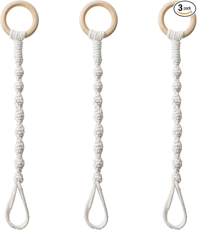 3 Pcs Adjustable Macrame Plant Hanger Extenders by Unknown