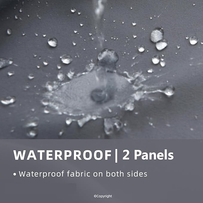 Waterproof Outdoor Curtain W52 x L84 - Image 2