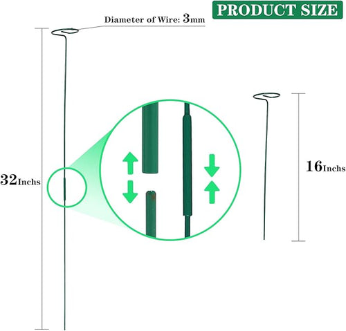 4 Pack Plant Stakes, Plant Support Stakes - Image 2