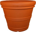 Tusco Products Rolled Rim Garden Planter, Terra Cotta by TuscoProducts