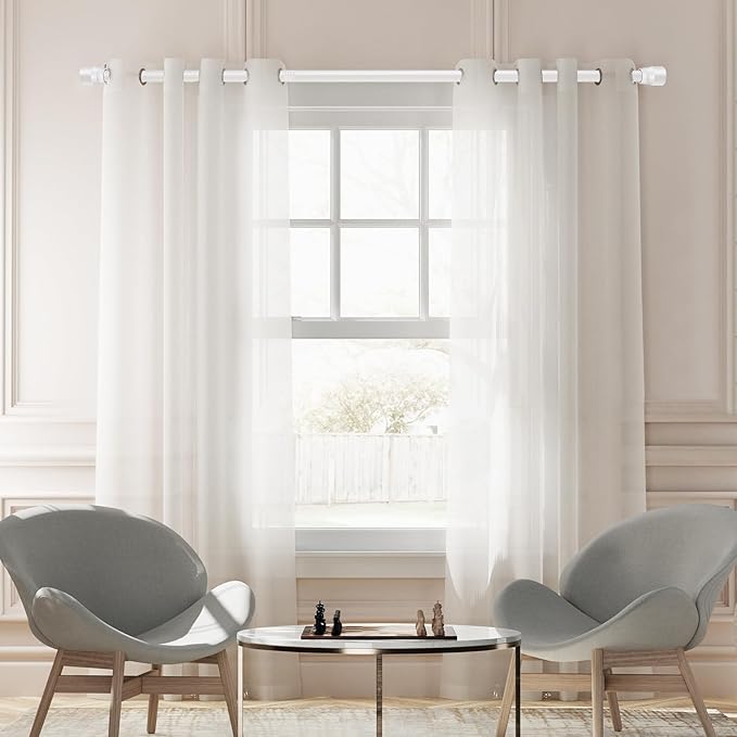 1” Diameter Curtain Rods Itself is 30 to 60 inch 1 Pack Fit 30-54 inch Window - Image 6