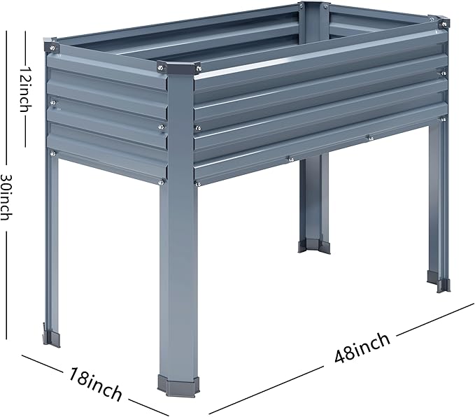 2PCS Galvanized Raised Garden Bed - Image 4