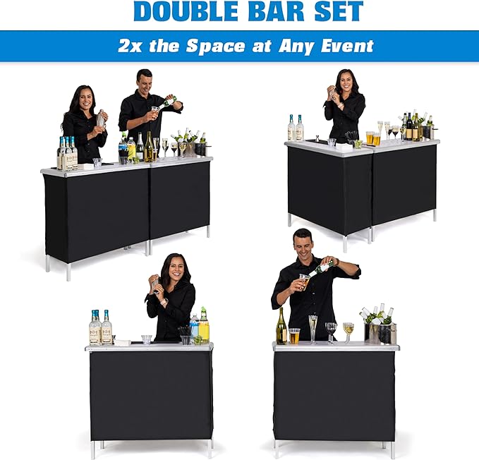 GoBar Portable Double Bar Table Set - Image 4