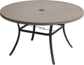 VICLLAX 50" Outdoor Round Patio Table by HOME