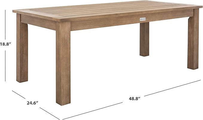 SAFAVIEH Couture Outdoor Patio Furniture Collection – Santa Cruz Coffee Table - Image 13
