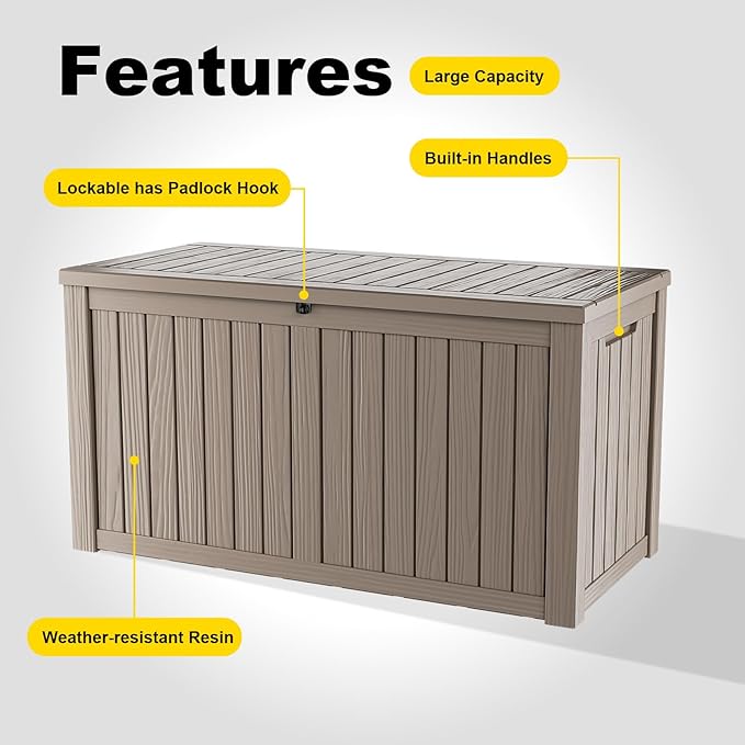 ROJIK Outdoor Storage Housing Deck Box - Image 6