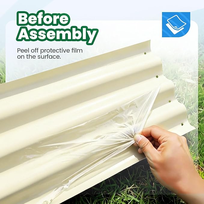 Quictent Galvanized Raised Garden Bed Kit, Ground Planter Strengthened by - Image 4