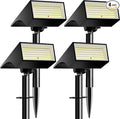 Koicaxy Solar Lights Outdoor Waterproof 4 Pack IP65, 100 LEDs 4 Light Modes by SOLARSPOTLIGHTS