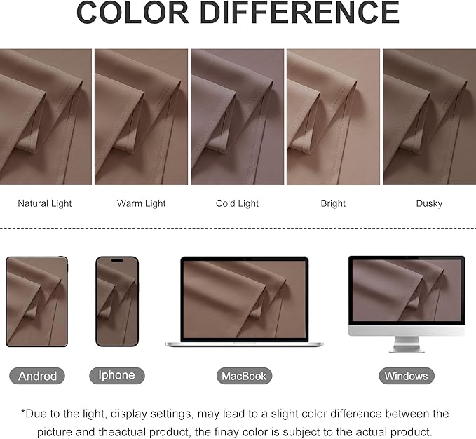 RYB HOME Extra Wide Outdoor Curtains - Image 8