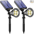 URPOWER Solar Lights Outdoor, Adjustable Spot Lights Outdoor, 2-in-1 Waterproof by URPOWER