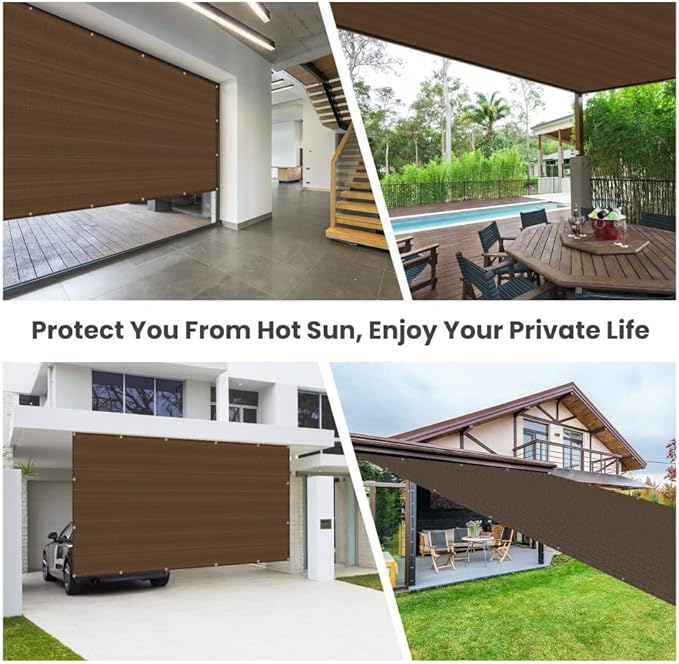 90% Shade Cloth Sun Fabric Privacy Screen Cover - Image 8