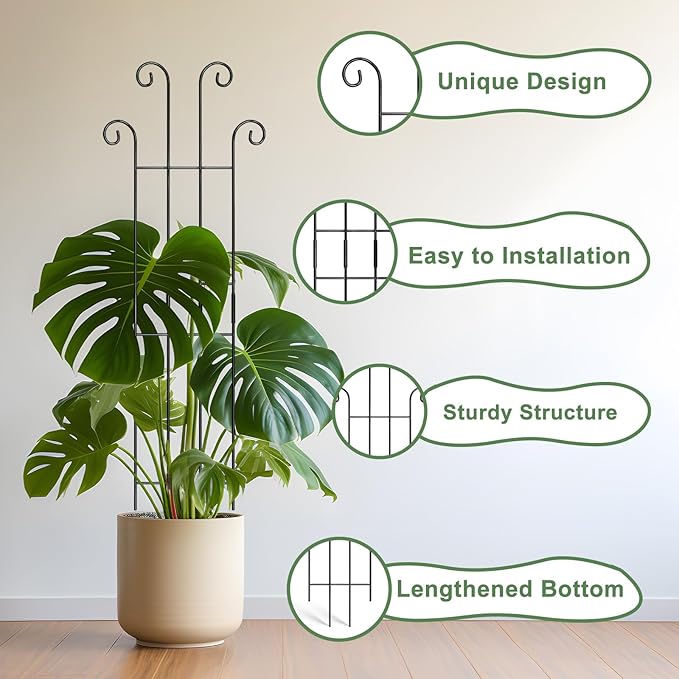 Coomin 32.6in Monstera Plant Support Stakes - Image 3