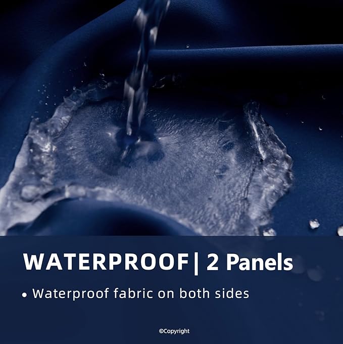 Waterproof Outdoor Curtain W52 x L84 - Image 2