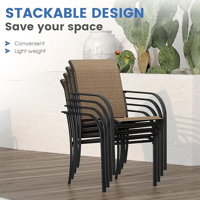 VICLLAX 5 Pieces Patio Dining Set - Image 5