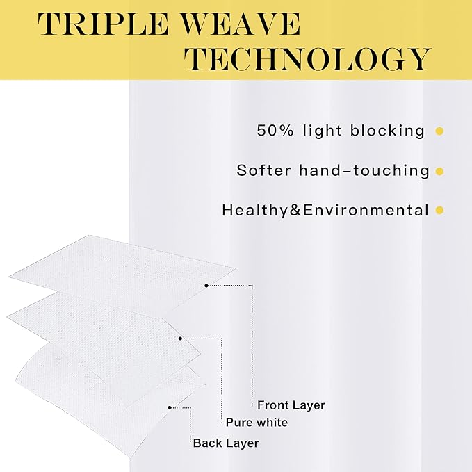 NICETOWN Sliding Door Window Treatment Blackout Patio Door Curtain Panels - Image 3