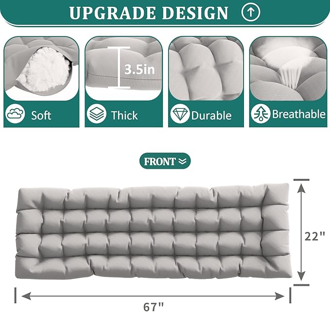 UDPATIO Oversized Zero Gravity Chair 33In XXL Patio Reclining Chair - Image 5
