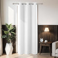 Joydeco Blackout Door Curtain for Doorway Privacy 72 Inches Long, Grommet by JOYDECO