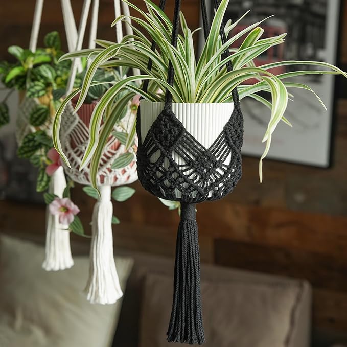 Hanging Planter with Patterns - Image 3