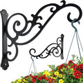 Hanging Planter Hooks 8-Inch 2 Pcs, Outdoor Hanging Brackets Wall Hook Heavy by HCDHAKN