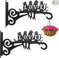 2-Pack Aesthetic Plant Hangers Outdoor and Indoor – 10 Inch Metal Hanging Plant by RANRTI