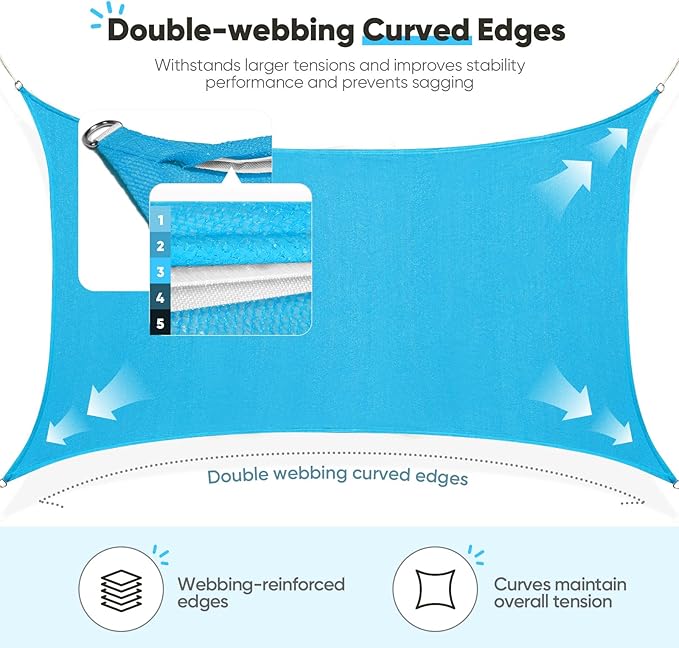 Quictent 20x26ft Sun Shade Sail - Image 4