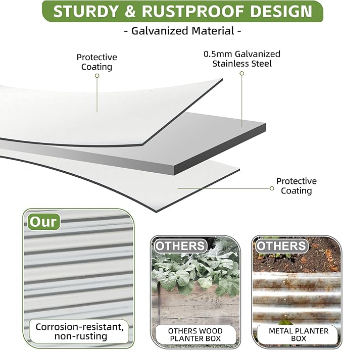 8x2x2ft Raised Garden Bed - Image 3