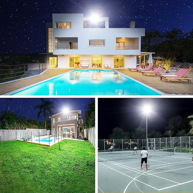 400W LED Stadium Flood Light Outdoor, 2400W Equivalent 50500LM 5000K Daylight - Image 7