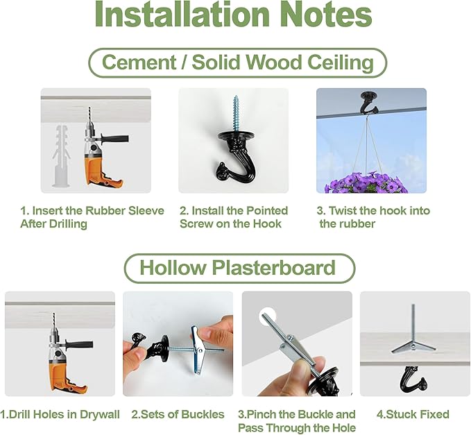 Ceiling Swag Hook Sets - Image 5