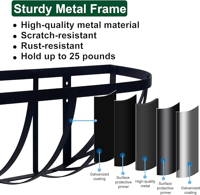 DUNCHATY Railing Planter Window Box - Image 4
