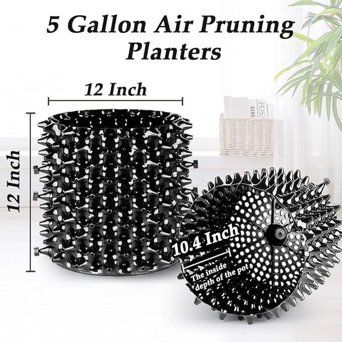 5 Gallon Air Pruning Containers, Roots Control Planter New Plastic Nursery Pots - Image 5