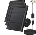 3 Pack 4W Solar Charger for Spotlight & Stick Up Outdoor Cam, High Efficiency by Paodekua