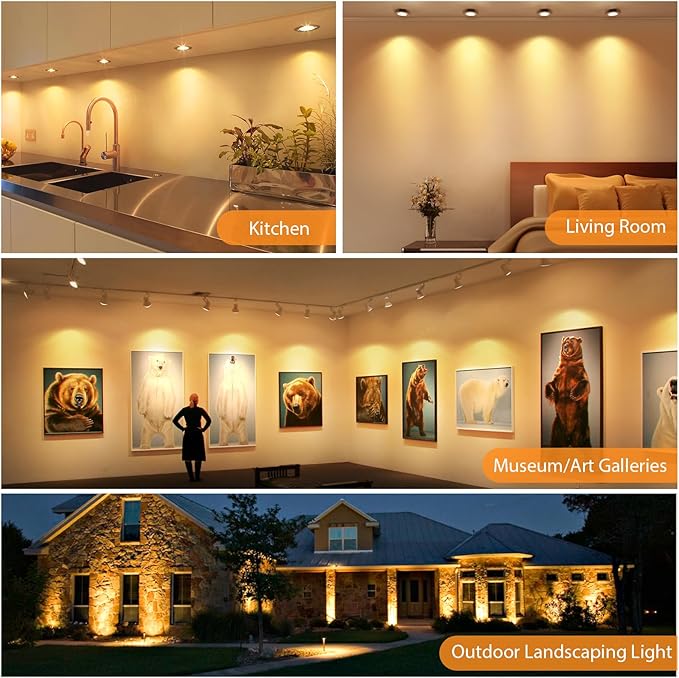 Mlambert 36 Pack MR16 LED Bulbs 50W Halogen Equivalent, 2700K Warm White - Image 2