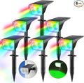 Consciot Solar Spot Lights Outdoor, Christmas Color Changing Lights Waterproof by Consciot