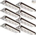 LEONLITE 8-Pack 12 Inch LED Hardscape Lighting, Update Retaining Wall Lights by LEONLITE