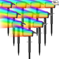 Solar Spot Lights Outdoor Color Changing, 7 Modes Auto On/Off Solar Landscape by Flaow