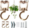 ONIKK Ceiling Hooks for Hanging Plants, Heavy Duty Metal Plant Hooks, Screw in by ONIKK
