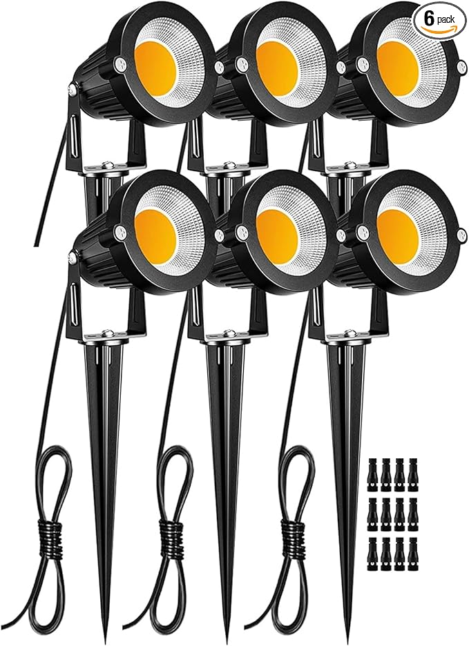 ZUCKEO Low Voltage Landscape Lights 5W LED Landscape Lighting 12V 24V Outdoor by ZUCKEO