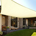 LOVE STORY Custom Size 14'x24' Butter Cream Sun Shade Sail Rectangle UV Block by LOVESTORY