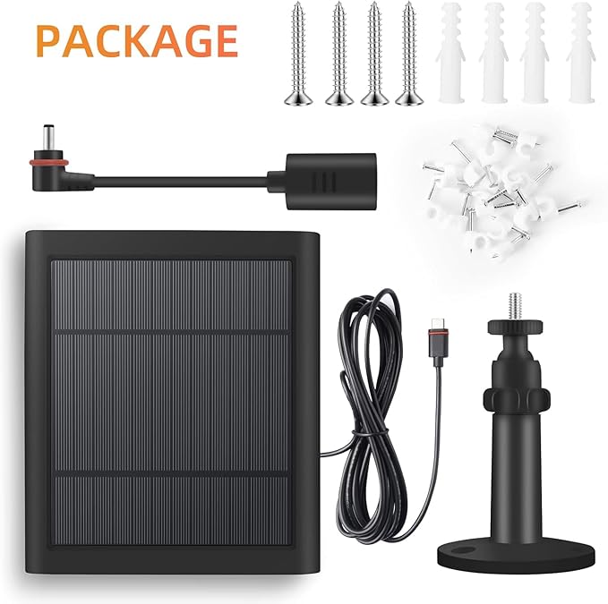 USB-C to Ring Barrel Plug 7Pack 4W Solar Charger - Image 4