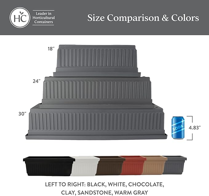 The HC Companies Venetian Window Planter Box w/Drain Plug - Image 7